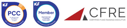 ICF and CFRE badges